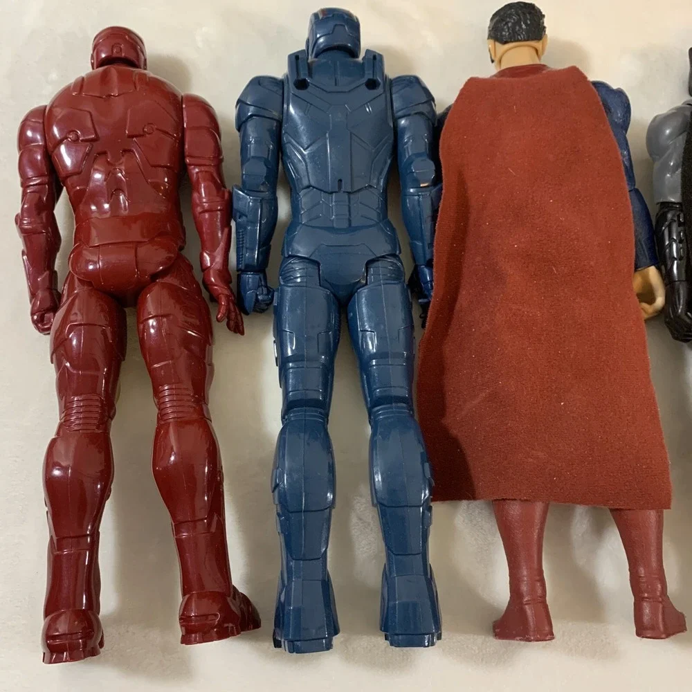 Lot Of 11 Marvel Legends Titan Heroes Action Figures Hulk Batman Spider-Man Thor